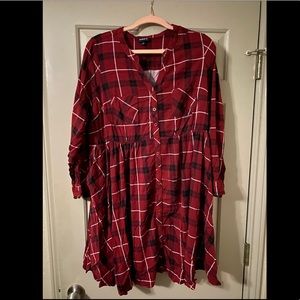 flannel dress